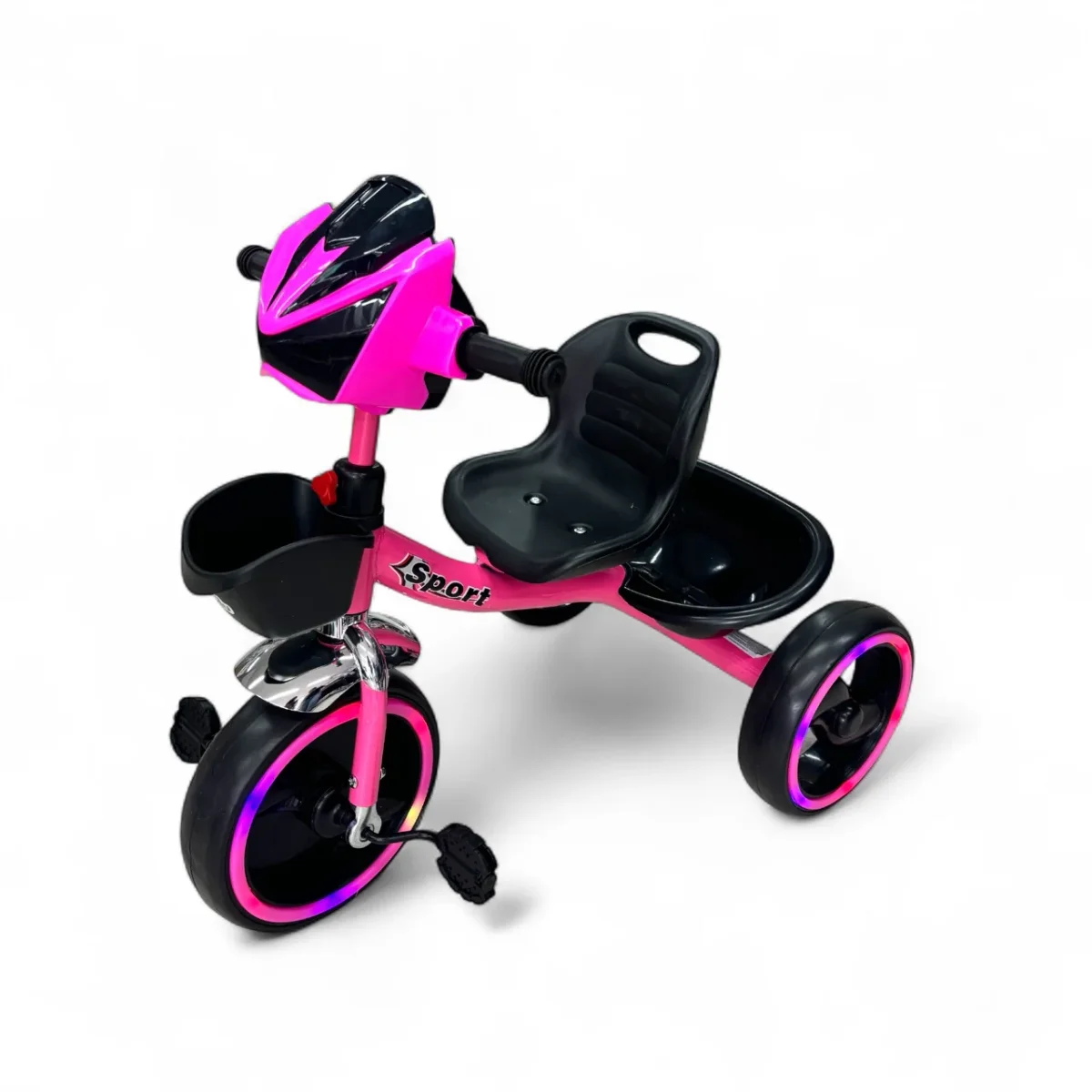 Triciclo tipo Robot Con Llantas Macizas y Sonido