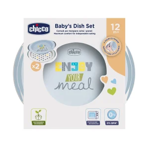 CHICCO SET DE PLATOS PARA 12 MESES