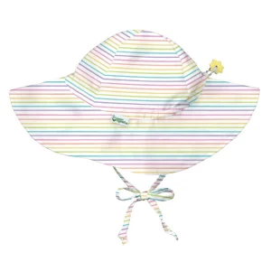 SOMBRERO SOL ALA ANCHA C/PROTECCION SOLAR RAYAS RAINBOW