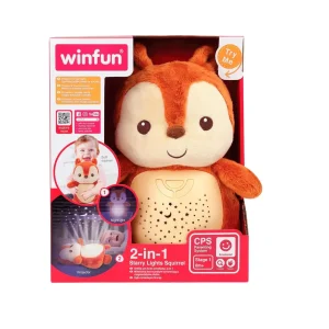 Ardilla Luces Estrellas 2 En 1 Winfun
