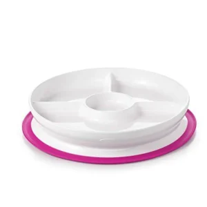 Plato Dividido Adhesivo Pink Oxo