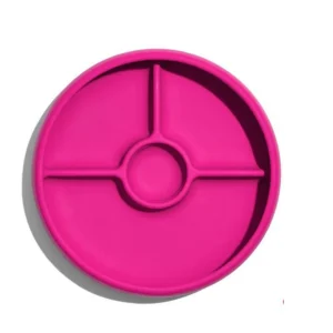 Plato Silicona Con Divisiones Pink Oxo