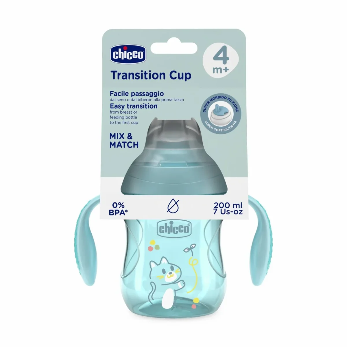 Vaso De Transición 4M+ 200ml. Chicco - Imagen 7